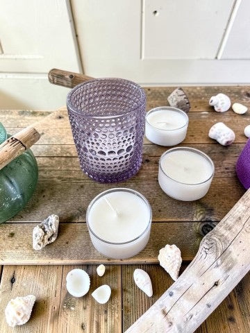 Pure Origin Tea Light Bundle - Spearmint - Amethyst Vessel