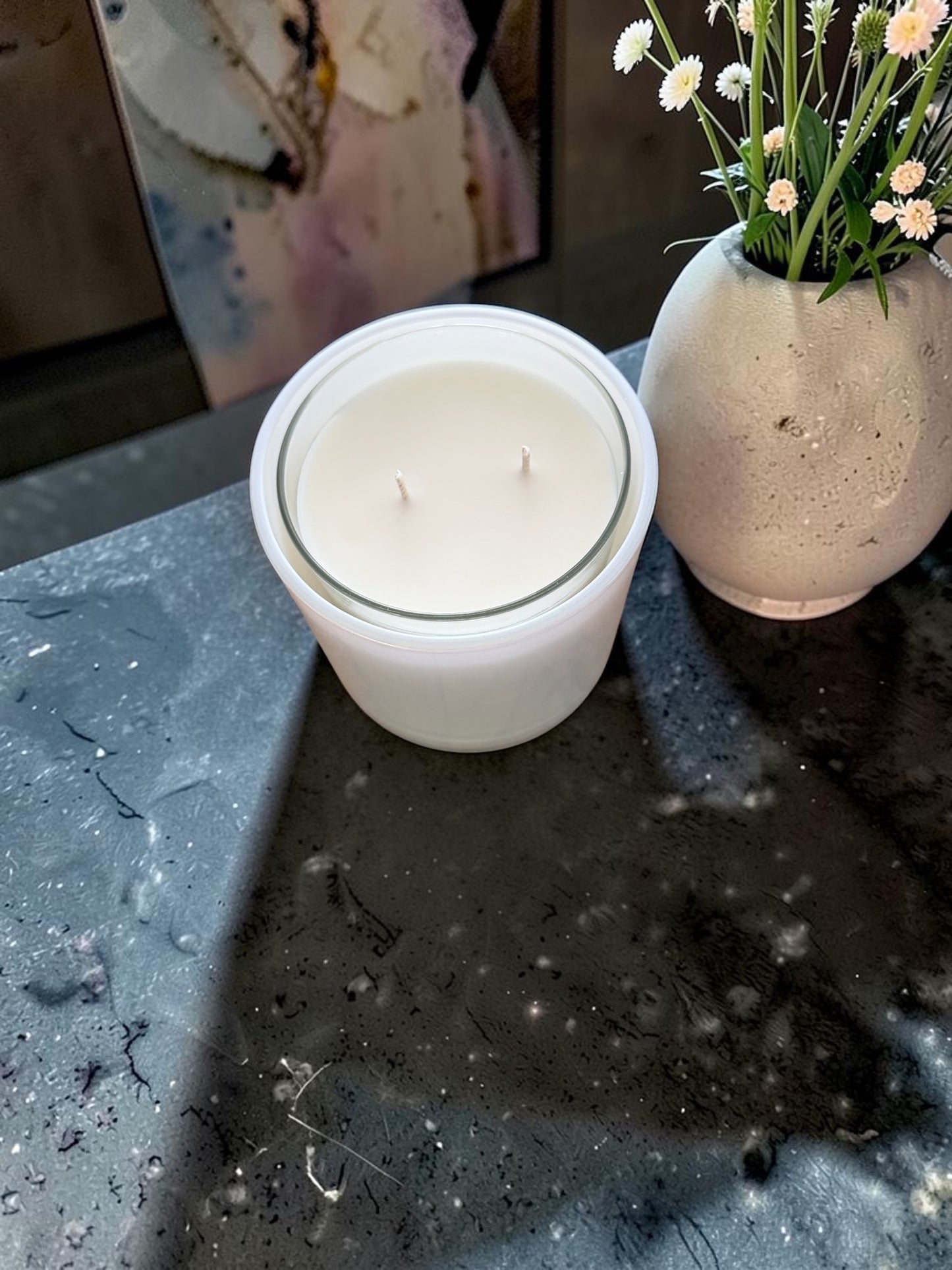 Signature Rosegold Ombre vessel with insert - Citrus Blossom
