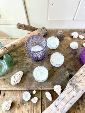 Pure Origin Tea Light Bundle - Spearmint - Amethyst Vessel